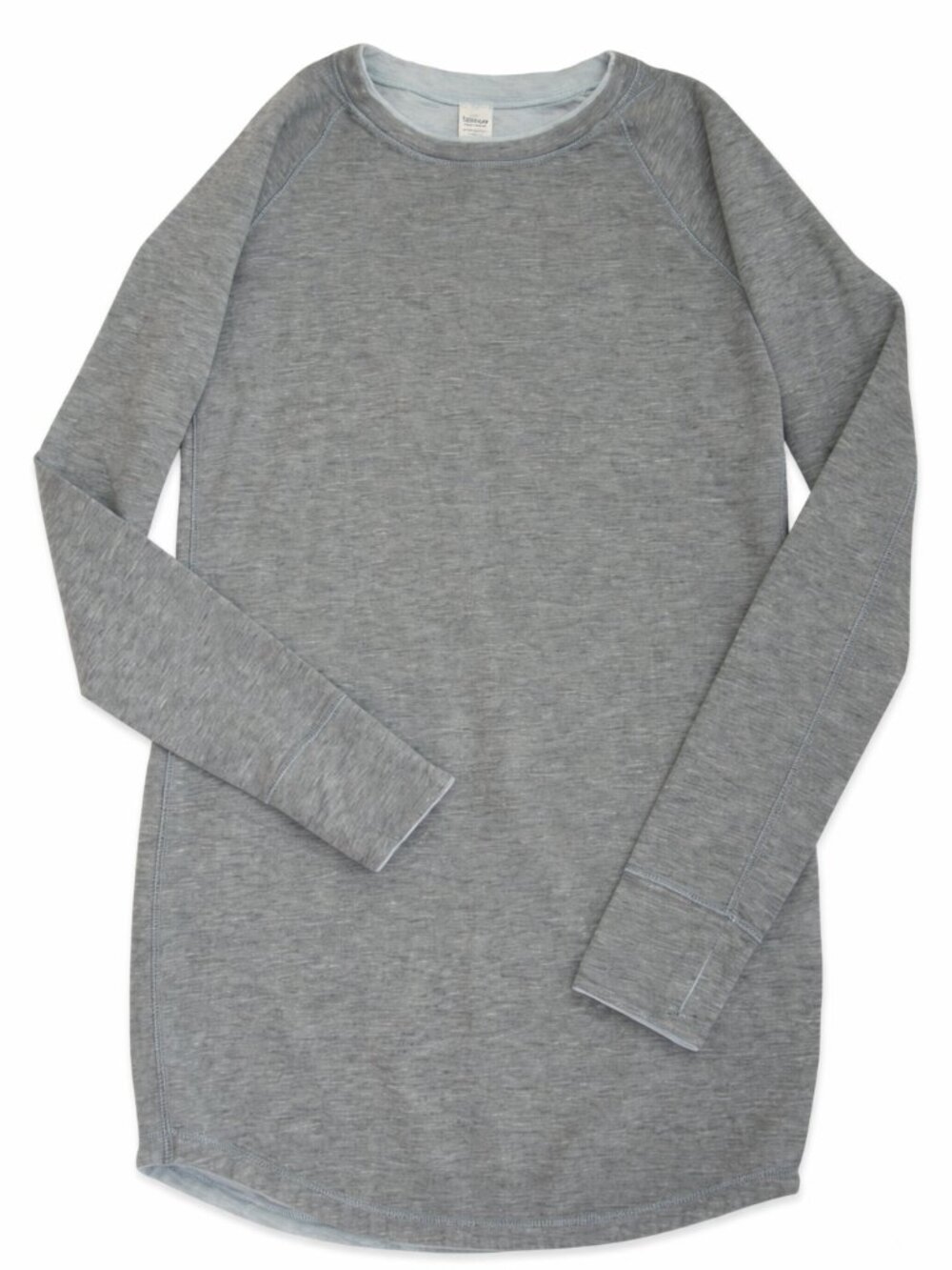 Ivivva Girl by Lululemon 🍋Play N' Revers Dress grey thumbholes size 10